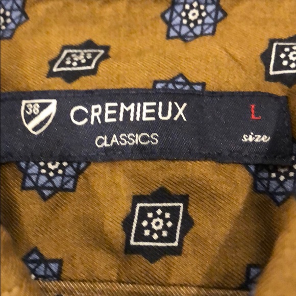NWT CREMIEUX button Down Shirt - Picture 2 of 4